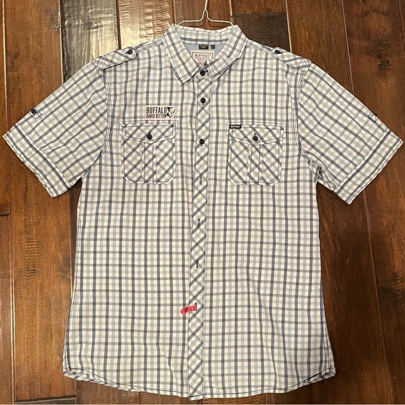 Buffalo David Britton Mens Large Button Down - Picture 1 of 2